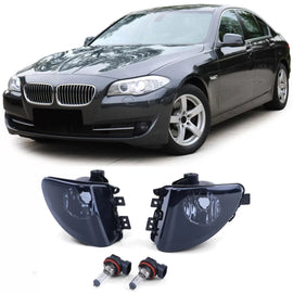 Trasparente vetro Fendinebbia nero fumé set per Serie 5 BMW F10 F11 10-13
