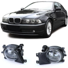 Carica l'immagine nel visualizzatore di Gallery, Trasparente vetro Fendinebbia H8 coppia per BMW Serie 5 E39 berlina Touring 00-04