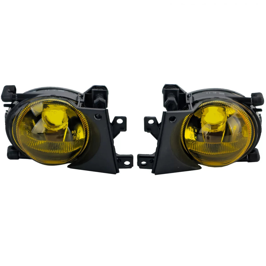 Trasparente vetro Fendinebbia H8 giallo coppia per Serie 5 BMW E39 00-04 restyling