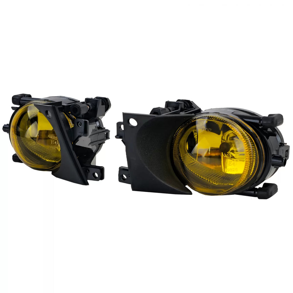 Trasparente vetro Fendinebbia H8 giallo coppia per Serie 5 BMW E39 00-04 restyling