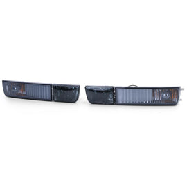 Trasparente vetro Fendinebbia con freccia nero fumé per VW Golf 3 Vento 91-97