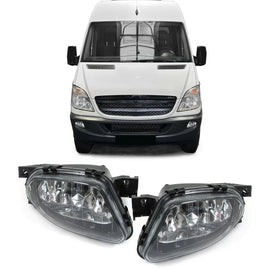 Trasparente vetro Fendinebbia per Mercedes E W211 02-06 Sprinter 906 06-13