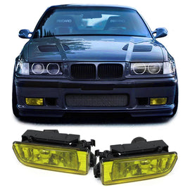 Trasparente vetro Fendinebbia giallo set per Serie 3 BMW E36 inclusi M3 90-99