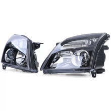 Carica l'immagine nel visualizzatore di Gallery, Trasparente vetro Set Fari anteriori neri per Opel Vectra C + Signum 2002-2005