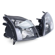 Carica l'immagine nel visualizzatore di Gallery, Trasparente vetro Set Fari anteriori neri per Opel Vectra C + Signum 2002-2005
