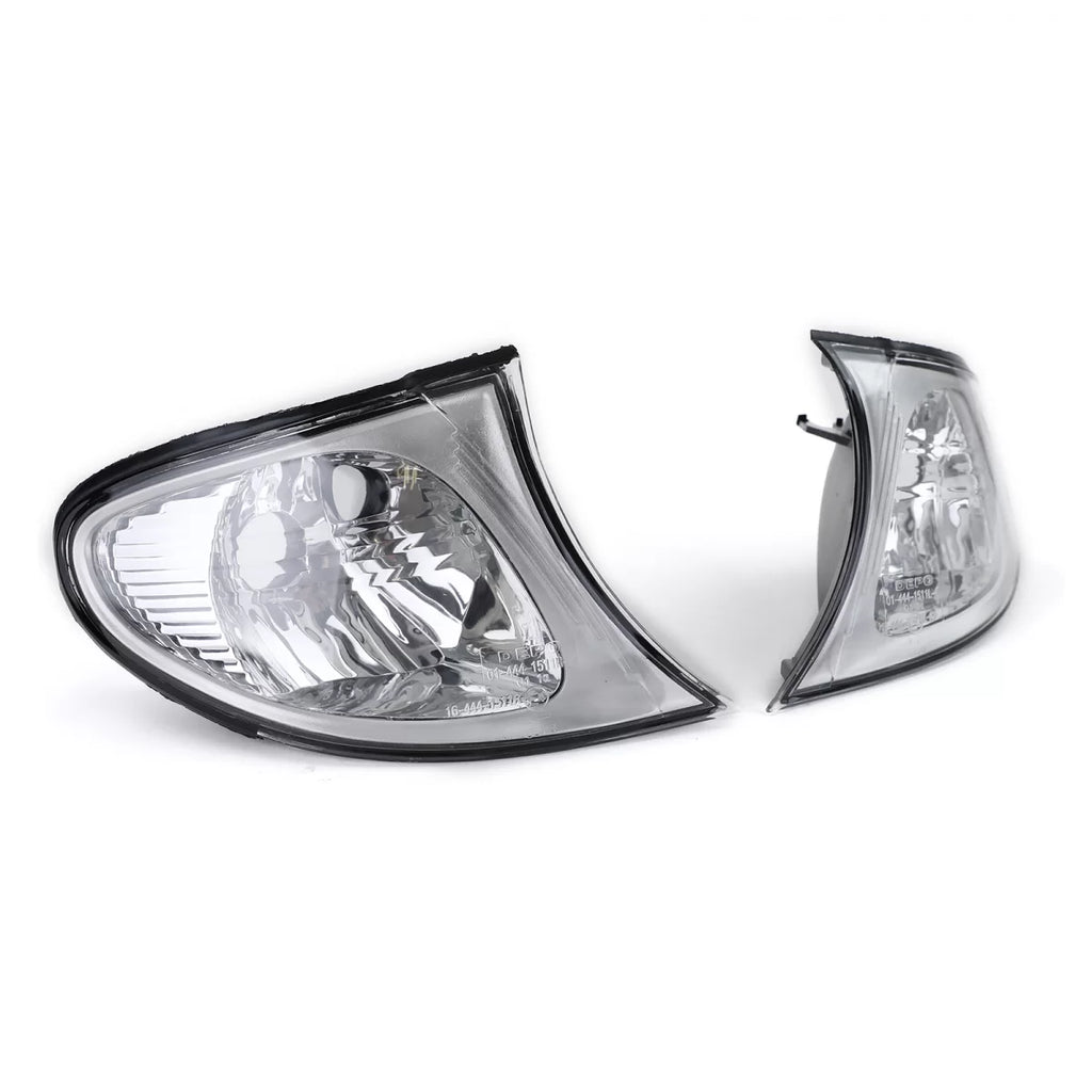 Trasparente vetro freccia set cromato per Serie 3 BMW E46 berlina Touring 01-05