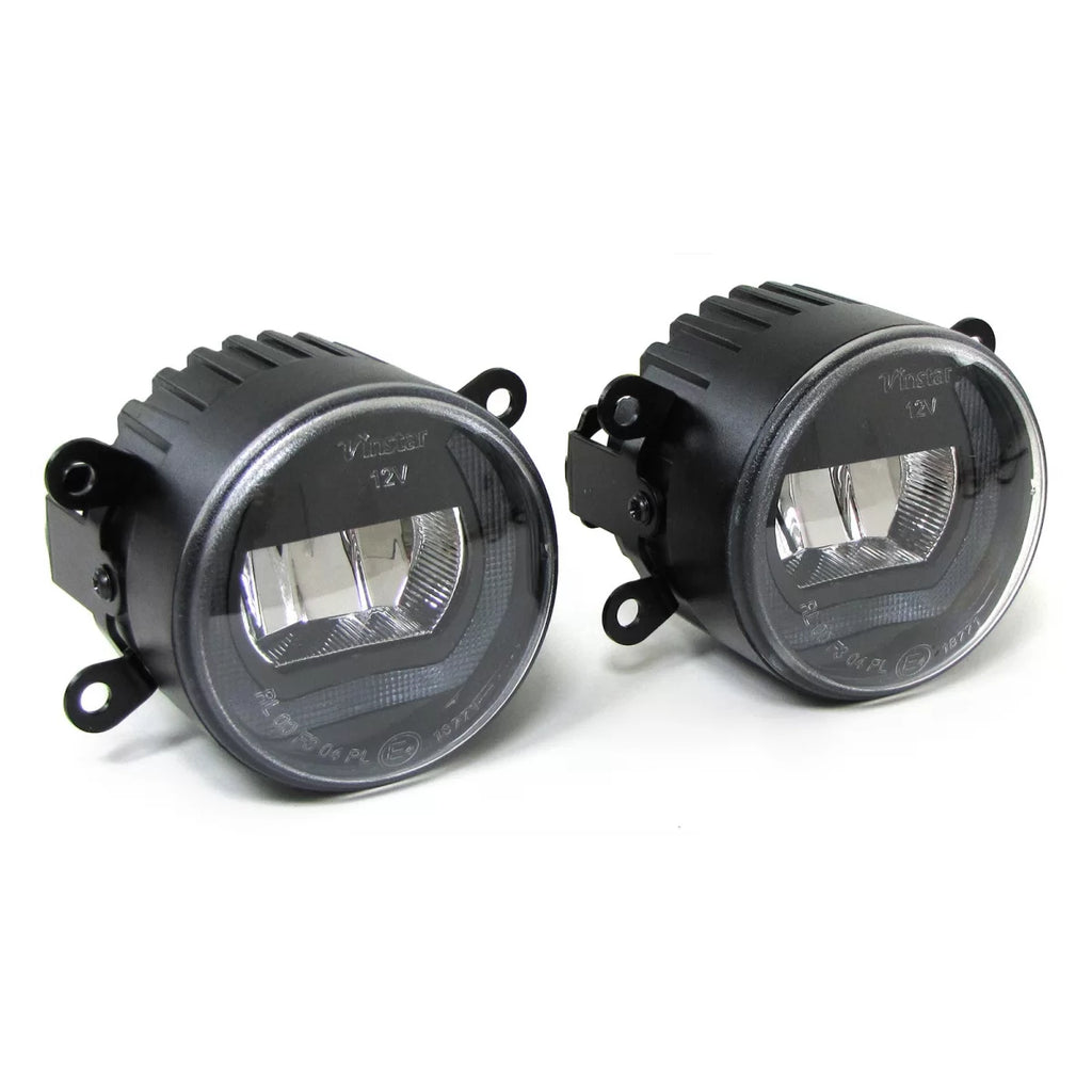 Trasparente vetro LED Fendinebbia con Luce diurna per Nissan Navara Note Pixo