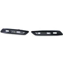 Carica l'immagine nel visualizzatore di Gallery, Trasparente vetro LED laterale frecce nero fumé per BMW Serie 5 F10 F11 10-13