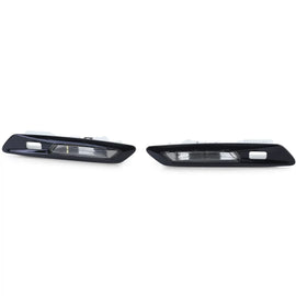 Trasparente vetro LED laterale frecce nero fumé per BMW Serie 5 F10 F11 10-13