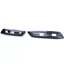 Carica l'immagine nel visualizzatore di Gallery, Trasparente vetro LED laterale frecce nero fumé per BMW Serie 5 F10 F11 10-13