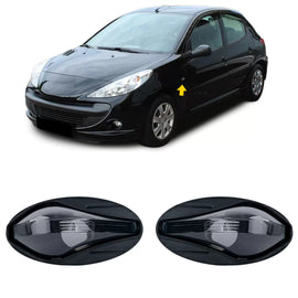 Trasparente vetro laterale freccia nero per Peugeot 107 206 SW CC 307 407 607 Toyota Aygo