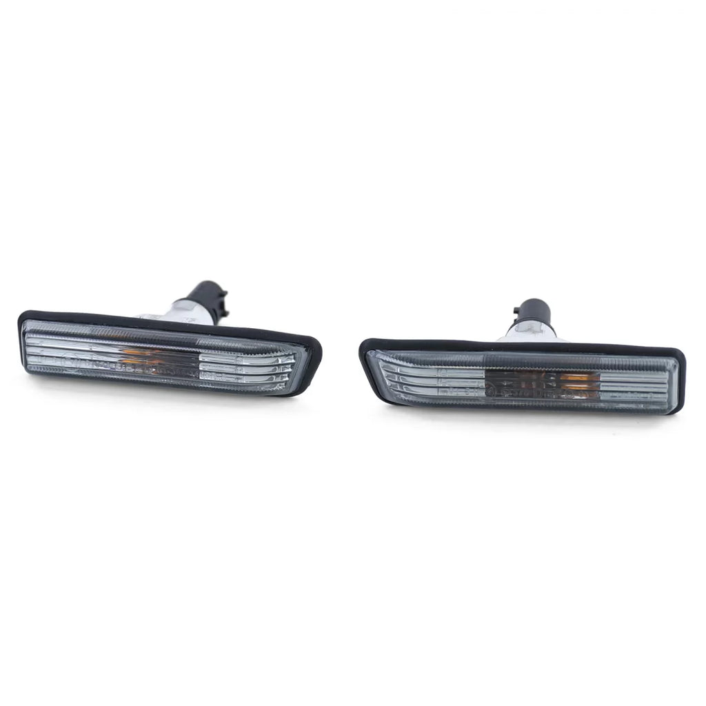 Trasparente vetro laterale freccia nero fumé trasparente per BMW Serie 3 E36 X5 E53