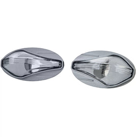 Trasparente vetro laterale freccia set cromato per Peugeot 107 206 307 407 607 Partner Expert