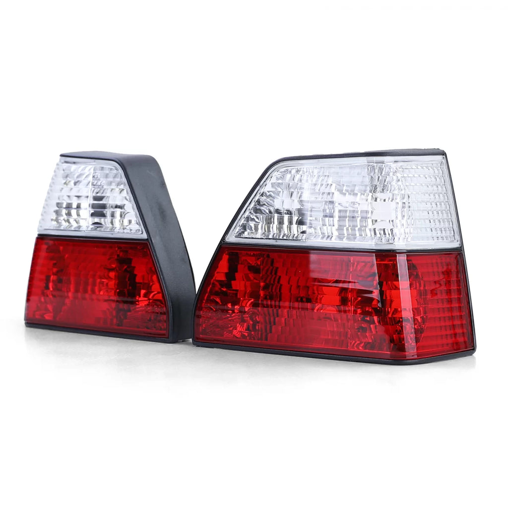 Trasparente vetro Set Fanali posteriori rossi bianco trasparente compatibile per VW Golf II 2 83-91