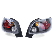 Carica l'immagine nel visualizzatore di Gallery, Trasparente vetro Fanali posteriori neri per Peugeot 206 CC Coupe Cabrio 00-08
