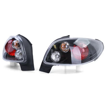 Carica l'immagine nel visualizzatore di Gallery, Trasparente vetro Fanali posteriori neri per Peugeot 206 CC Coupe Cabrio 00-08