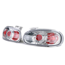 Trasparente vetro Fanali posteriori cromati coppia per Mazda MX5 NB 1998-2005