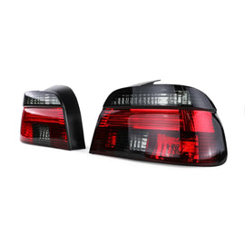 Trasparente vetro Fanali posteriori rossi nero per Serie 5 BMW E39 berlina 95-00