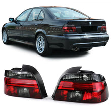 Carica l'immagine nel visualizzatore di Gallery, Trasparente vetro Fanali posteriori rossi nero per Serie 5 BMW E39 berlina 95-00