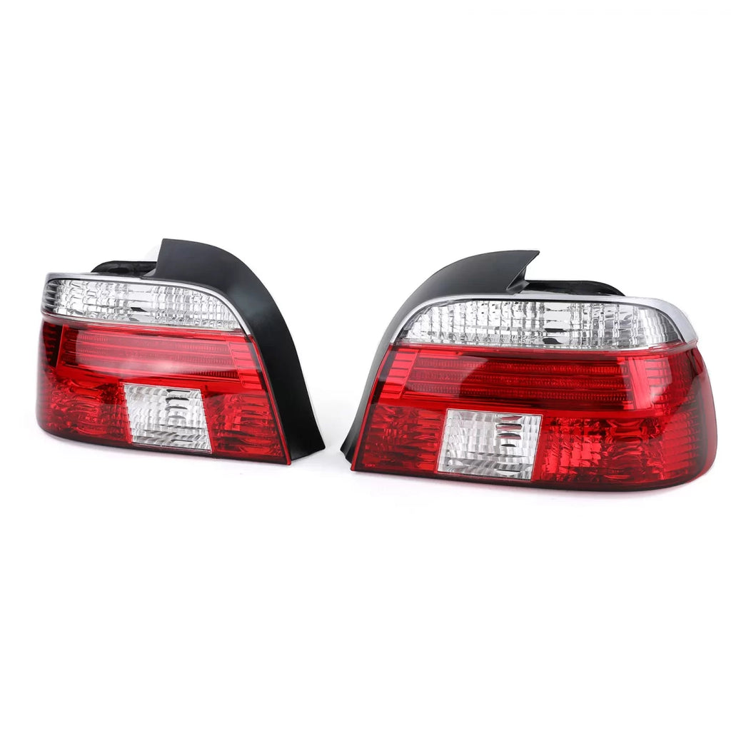 Trasparente vetro Fanali posteriori rossi bianco trasparente per Serie 5 BMW E39 berlina 95-00