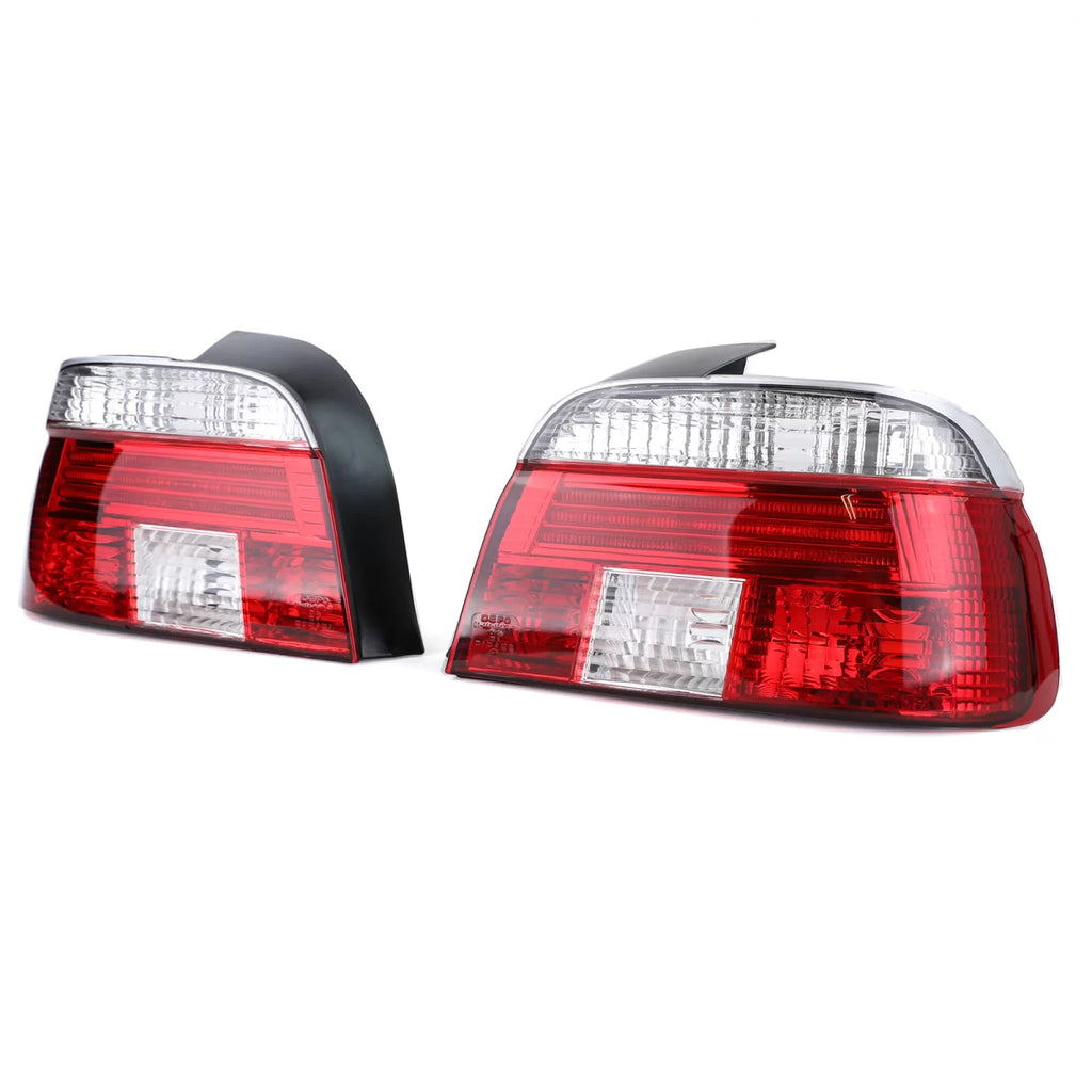 Trasparente vetro Fanali posteriori rossi bianco trasparente per Serie 5 BMW E39 berlina 95-00