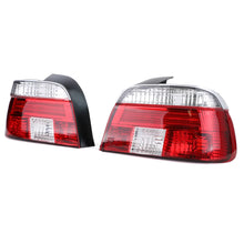 Carica l'immagine nel visualizzatore di Gallery, Trasparente vetro Fanali posteriori rossi bianco trasparente per Serie 5 BMW E39 berlina 95-00