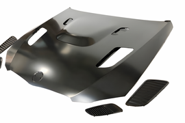Cofano BMW E92 / E93 10-13 LCI Look M3 GTR Metal BMW E92,E93