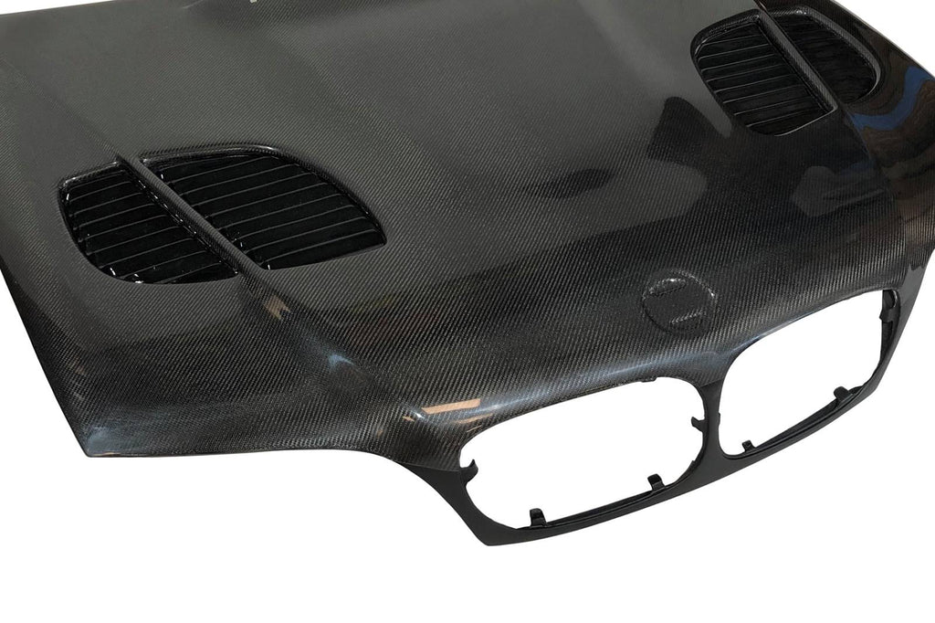 Cofano Carbonio BMW E46 '02-06 2P. Look M3 GTR C/T BMW E46