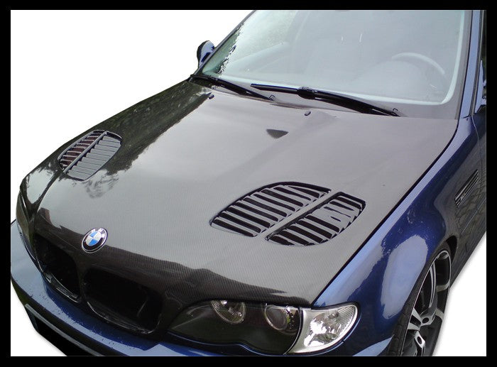 Cofano Carbonio BMW E46 '02-06 4P. Look M3 GTR C/T BMW E46