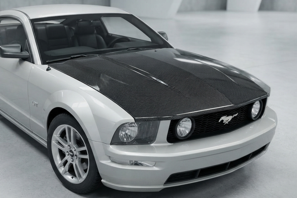 Cofano Carbonio Ford Mustang '05-'07 Ford Mustang