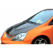 Carica l&#39;immagine nel visualizzatore di Gallery, Cofano in Carbonio Honda Civic 2003-2005 EP3 C/T