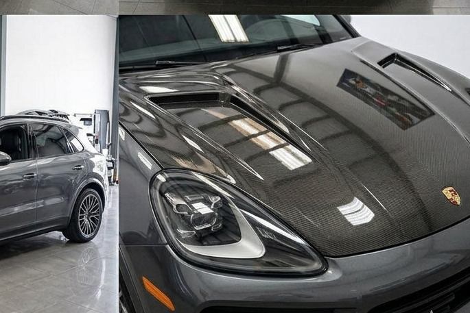 Cofano Carbonio Porsche Cayenne 2018-2023 9Y0.1 SUV / Coupe Porsche Cayenne