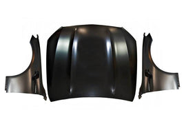 Cofano E Parafanghi Mercedes W213 2016-2019 / C238 Look AMG E63 Metallo Mercedes W213