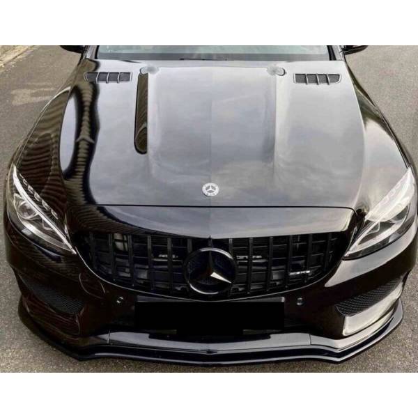 Cofano Mercedes Classe C W205 2014-2020 GT conversione in C63 in Alluminio