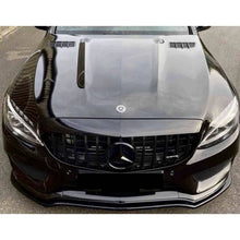 Carica l&#39;immagine nel visualizzatore di Gallery, Cofano Mercedes Classe C W205 2014-2020 GT conversione in C63 in Alluminio