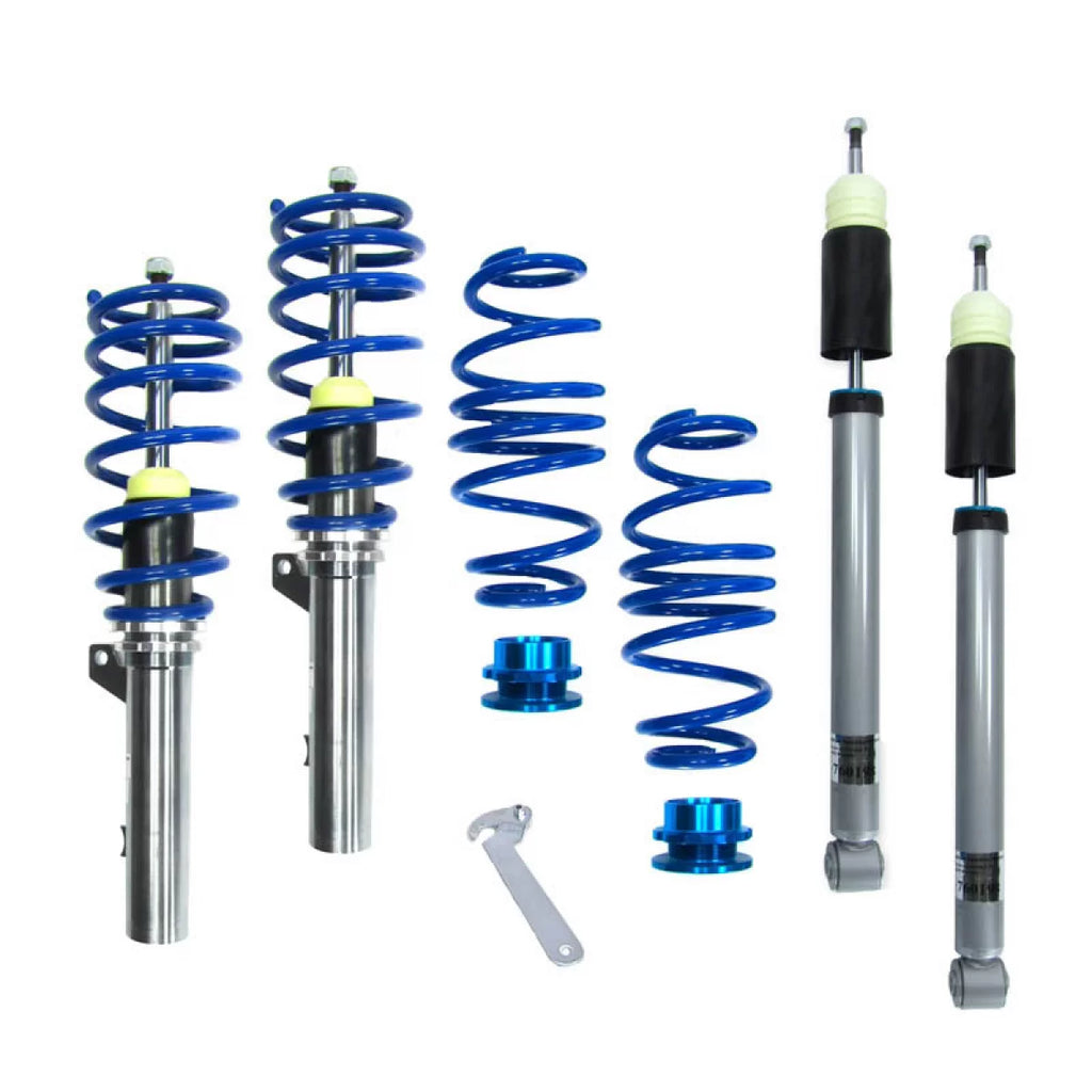 Kit assetto regolabile Blueline per VW Golf 7, Audi A3 8V, Seat Leon 5F, Skoda Octavia 5E (Torsion Bar) Blueline set 4