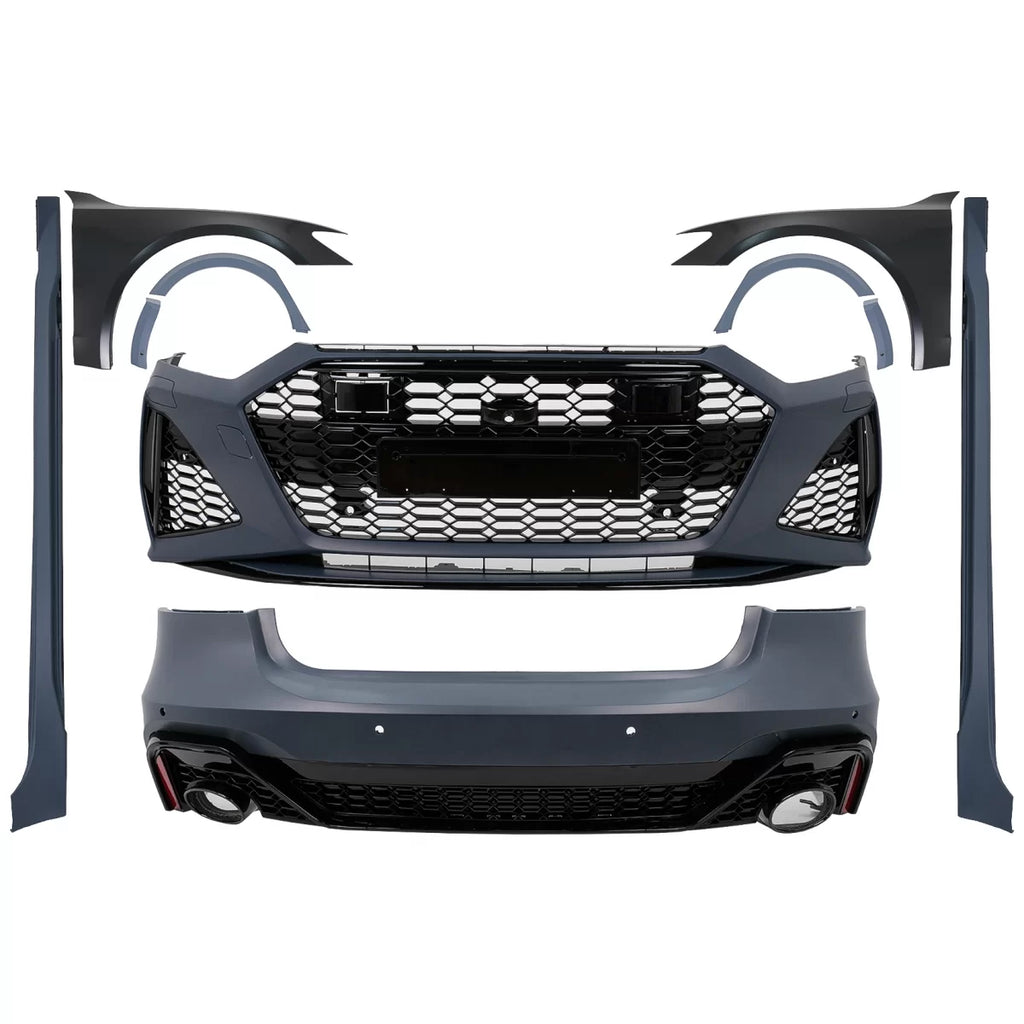 Body kit completo per Audi A7 4K8 (2018 e successivi) largo RS design