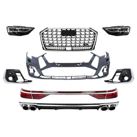 Body kit completo per Audi A8 D5 (2018-2021) conversione allo stile S8 2022 design