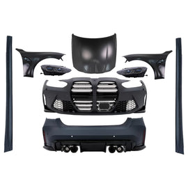 Body kit completo per BMW Serie 3 F30 (2011-2019) conversione a 2021+ G80 M design