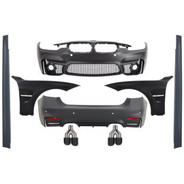 Body kit completo per BMW Serie 3 F30 (2011-2019) EVO II M3 CS design con Parafanghi anteriori