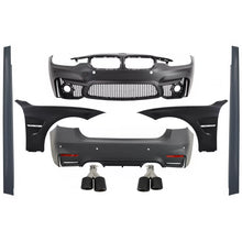 Body kit completo per BMW Serie 3 F30 (2011-2019) con Parafanghi anteriori e Terminali di scarico Fibra di carbonio EVO