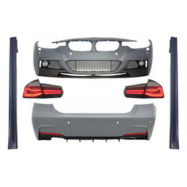 Body kit completo per BMW Serie 3 F30 (2011-2019) con LED fanali posteriori Indicatori di direzione dinamici sequenziali