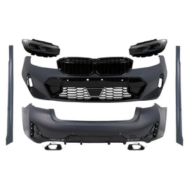 Body kit completo per BMW Serie 3 G20 berlina (2018-2022) conversione allo stile LCI design
