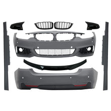 Body kit completo per BMW Serie 4 F32 Coupe (2013 e successivi) Spoiler baule con Griglie centrali e Calotte specchietti