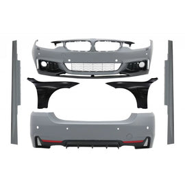Body kit completo per BMW Serie 4 F32 F33 F36 (2013-2016) Coupe Cabrio senza fendinebbia lampada