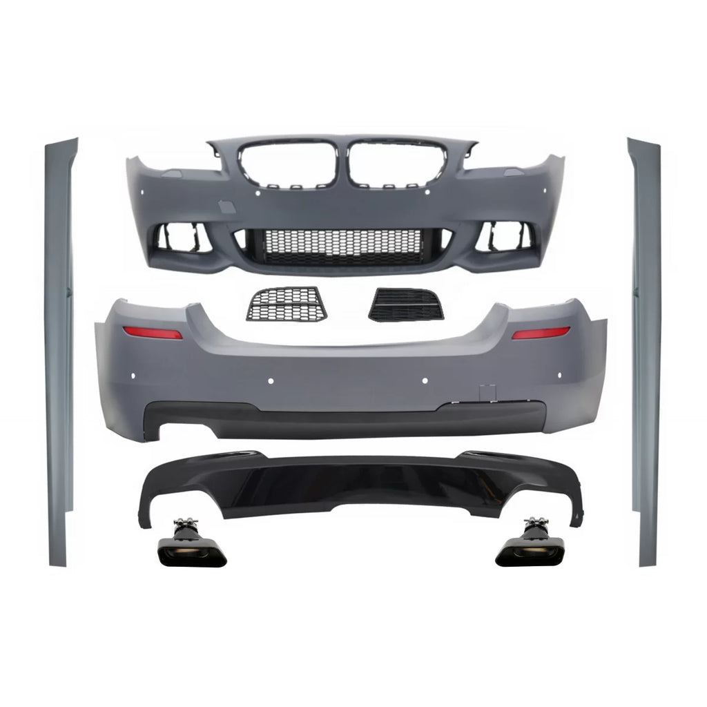 Body kit completo per BMW Serie 5 F10 (2010-2017) M-Technik 550i design Nero lucido Edition