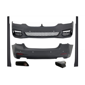 Body kit completo per BMW Serie 5 G30 (2017-2019) con Terminali di scarico M-Tech design