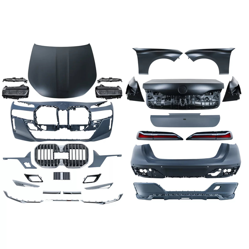 Body kit completo per BMW Serie 7 G12 (2015-02.2019) conversione a G70 design