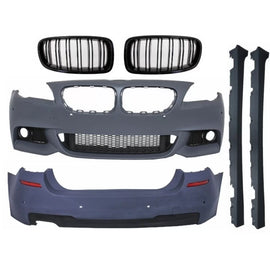 Body kit completo per BMW F11 (2010-2014) Griglie centrali a doppio rene Doppia lamella M design nere lucide