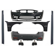 Body kit completo per BMW F30 (2011-2019) con Parafanghi anteriori e doppio doppio Terminali di scarico Fibra